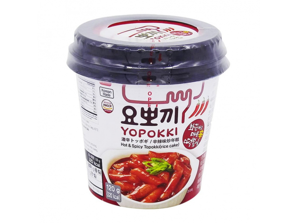 Topokki Hot&Spicy  (rice cake)   - (. .  ) (. ),  120  