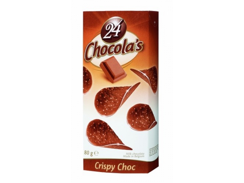 Шоколадные чипсы 24 из молочного шоколада (Бельгия), 80 гр