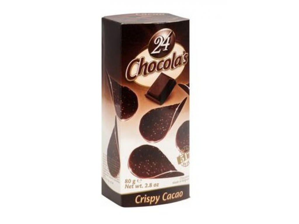 Шоколадные чипсы 24 из темного шоколада (Бельгия), 80 гр