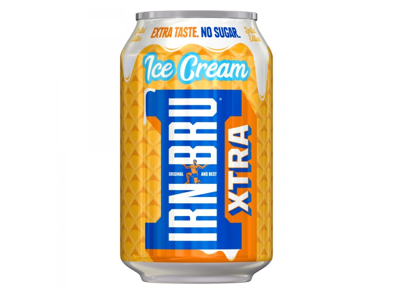   Irn Bru XTRA Ice-Cream No Sugar (), 330 . 