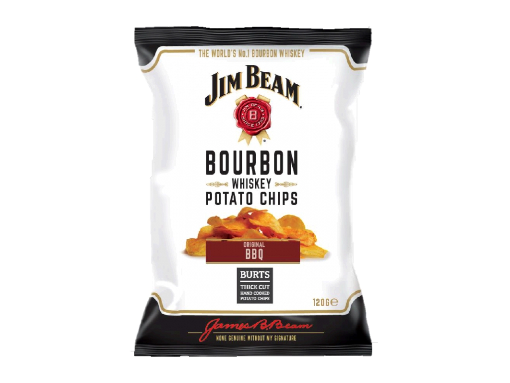   Jim Beam Bourbon Whiskey Potato Chips (), 120 