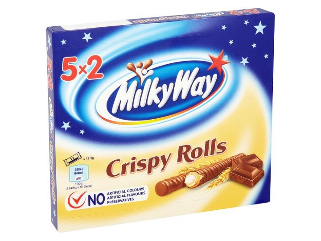    Milky Way Crispy Rolls, 125 